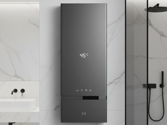 Installazione di un moderno impianto di acqua calda